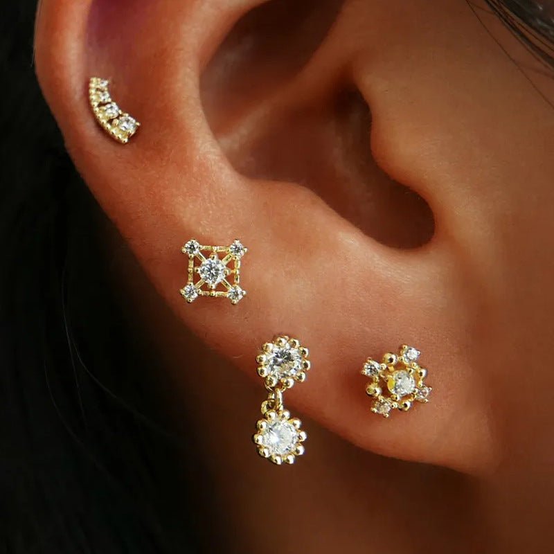 20G Star Conch Piercing Stud