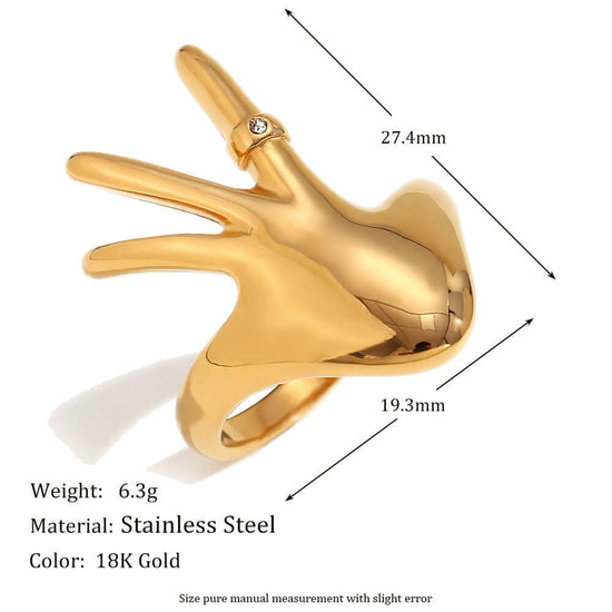 Creative Hand Ring | R5045