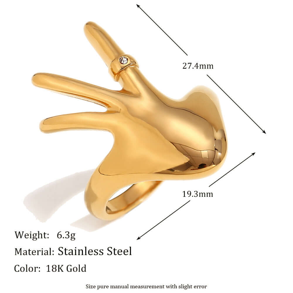 Creative Hand Ring | R5045