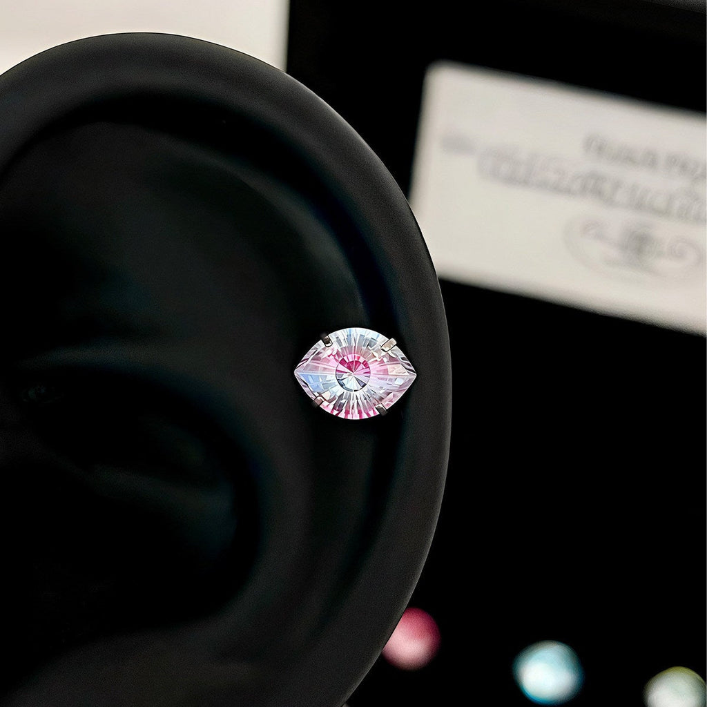 Evil Eye Sparkle Helix Tragus Stud