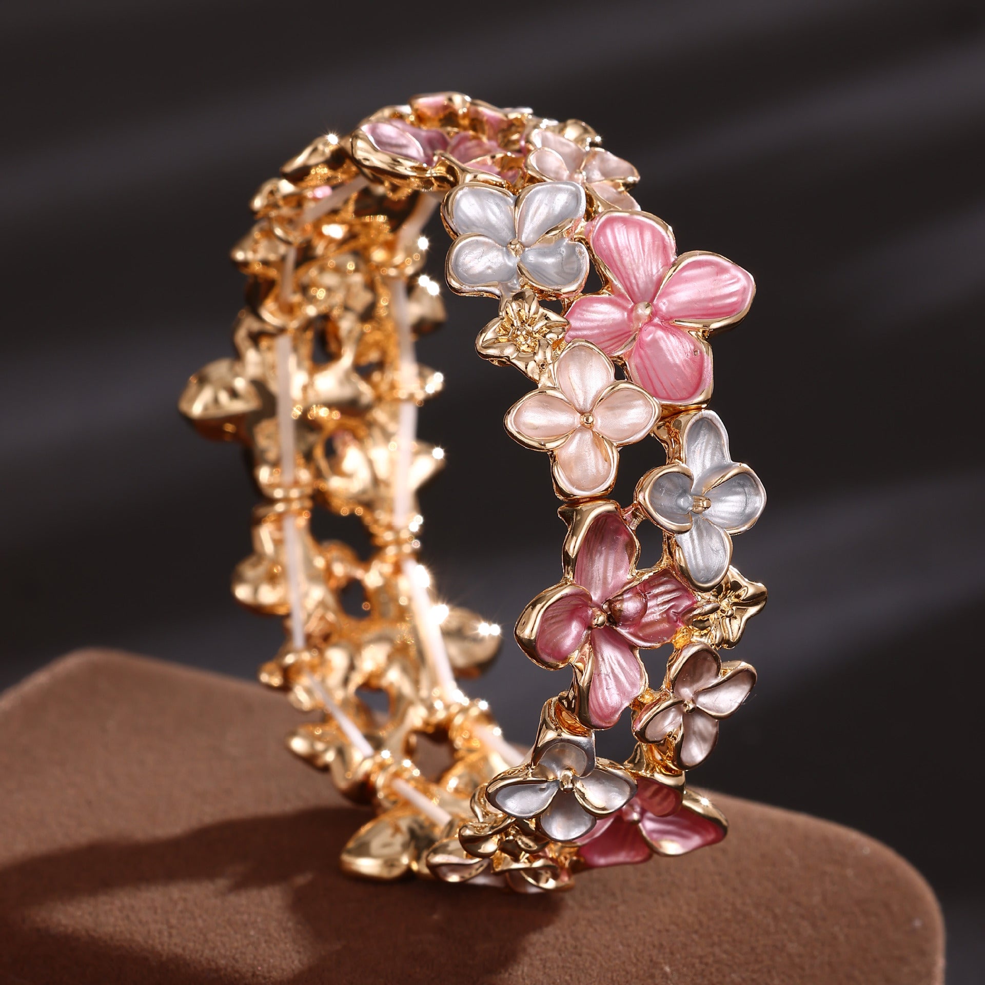 Hand-Painted Sakura Blossom Strengthy Bracelet