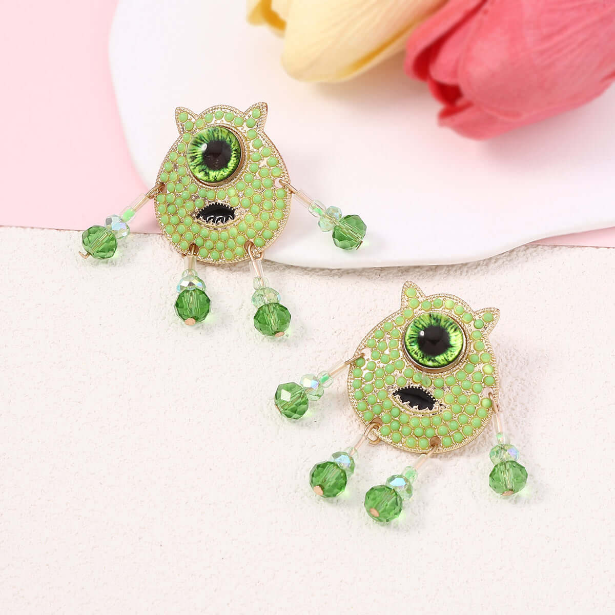 Creative Cartoon Eye Anime Earrings