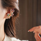 Summer Flower Bloom Ear Clip Earring