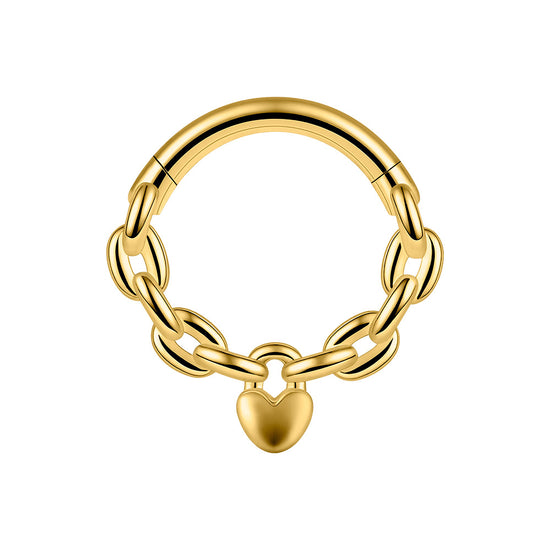 Orbit Stainless Steel 16G Hinged Nose Hoop