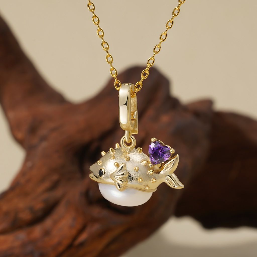 Ocean Marine Animal Pearl Necklace