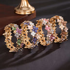 Y2K Two Tone Cat Split Index Ring