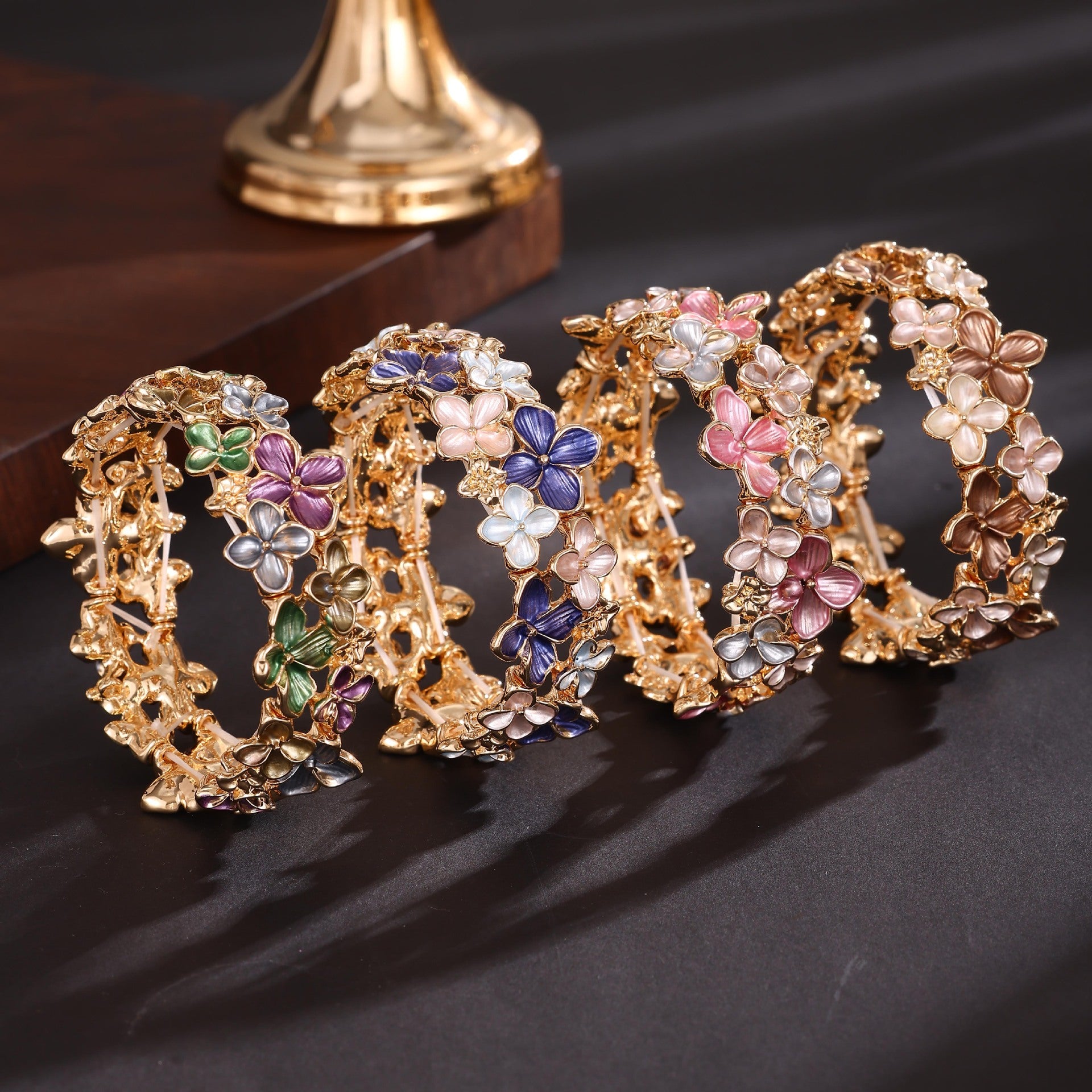 Hand-Painted Sakura Blossom Strengthy Bracelet