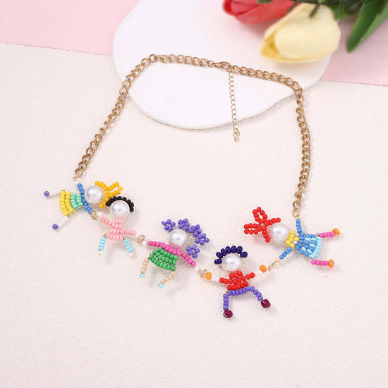 Toddles Seed Bead Holiday Choker