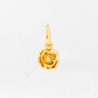 18k Gold Birth Flower Charm & Pendant