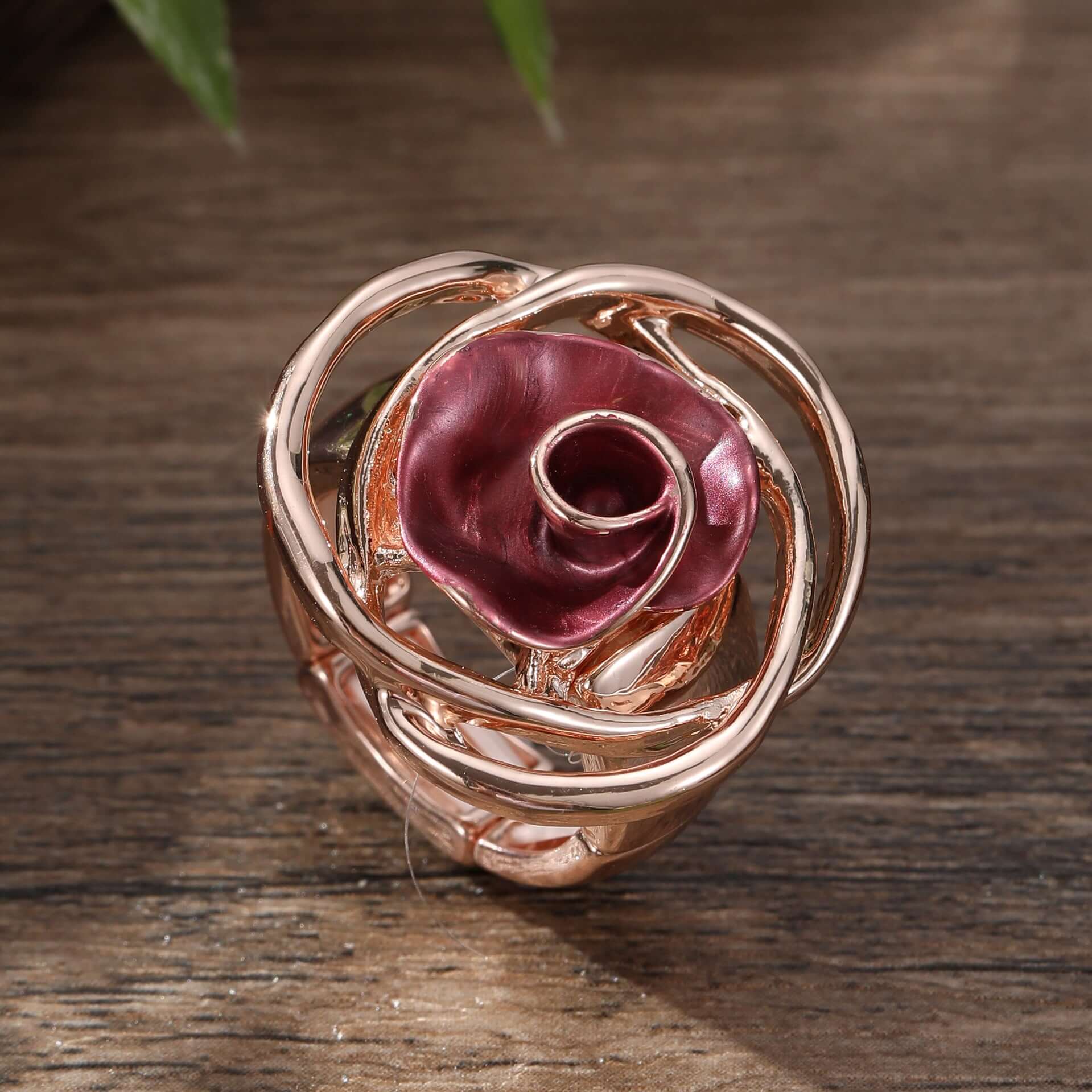 Y2K Two Tone Cat Split Index Ring