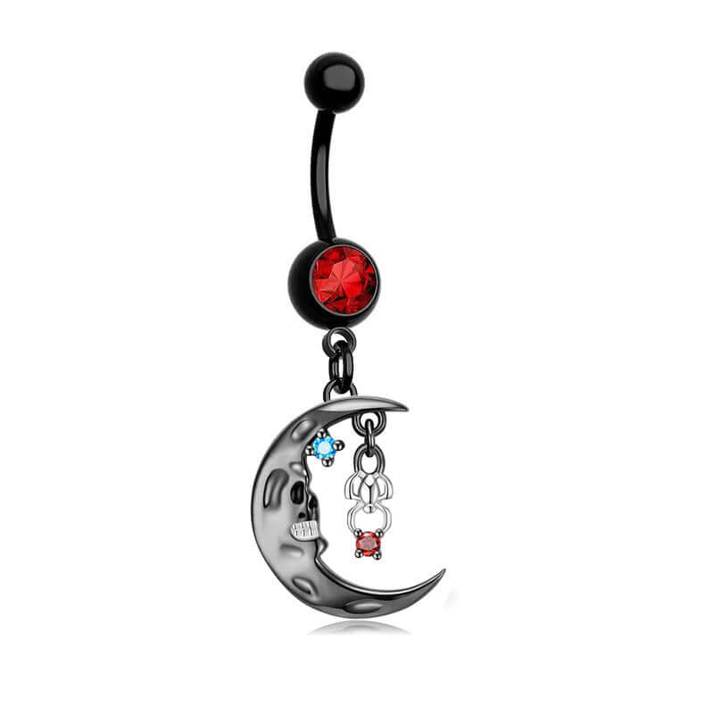 belly rings, belly piercing, belly button piercing, belly button rings, halloween jewelry, halloween gift, halloween belly ring