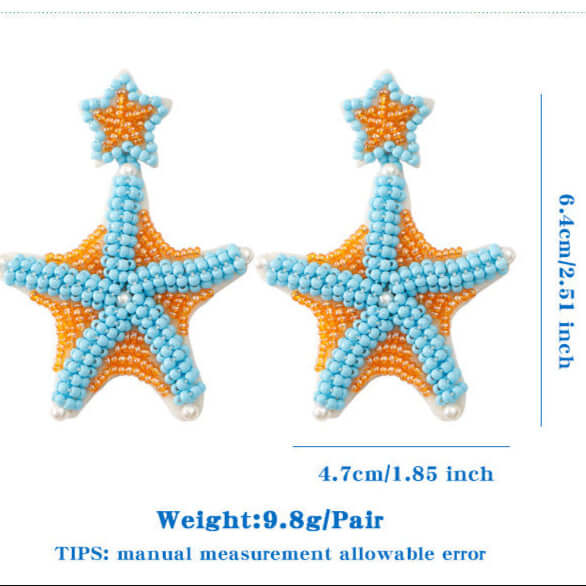 Jellyfish Tassel Bead Earrings | E9249