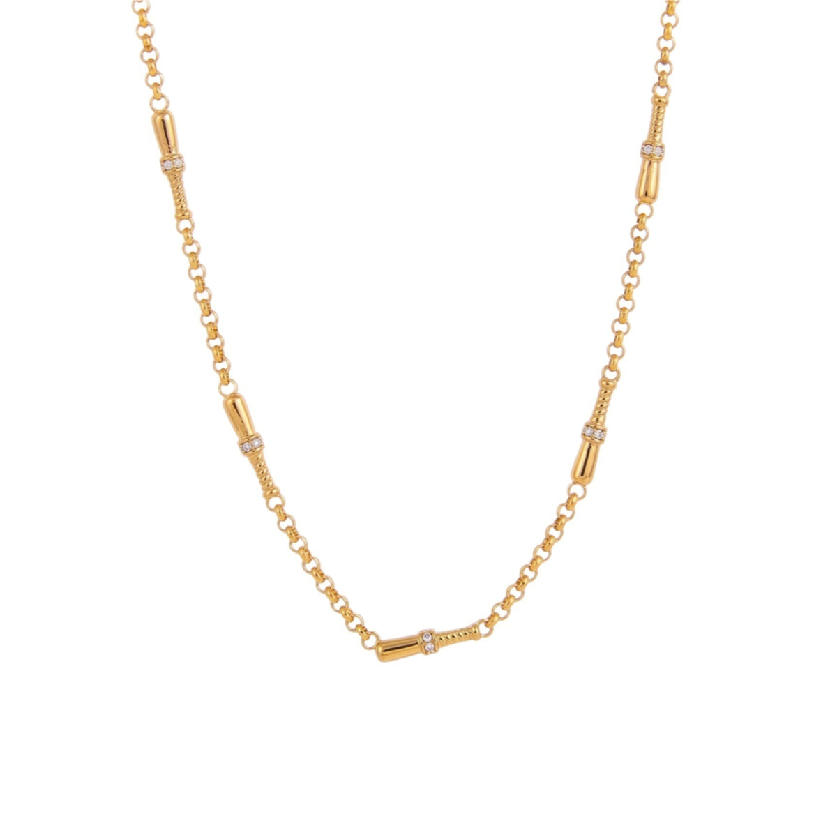 Court Crush Tennis Racket Lariat Necklace