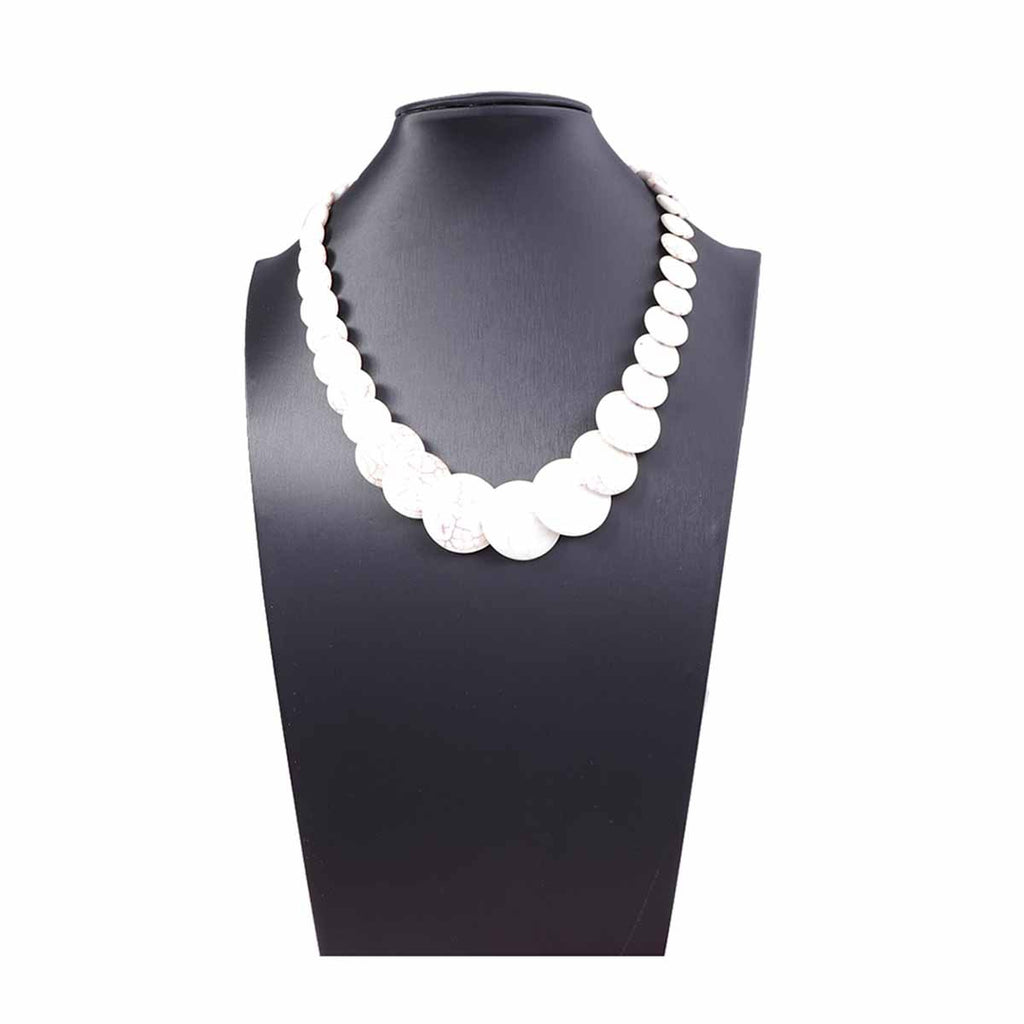 Rainbow Chess Statement Beads Necklace