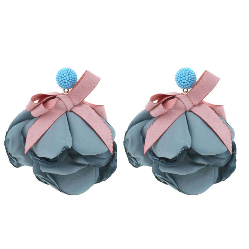 Chunky Flower Bloom Petal Earrings