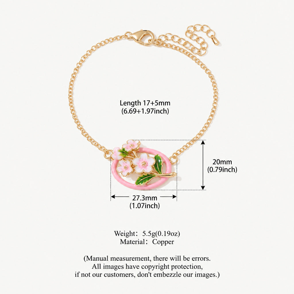 Chrysanthemum Birth Flower Bracelet