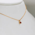 Luxury Red Ruby Gemstone Necklace