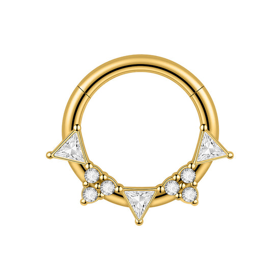 Orbit Stainless Steel 16G Hinged Nose Hoop
