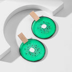 Acrylic Kiwi Fruits Earrings