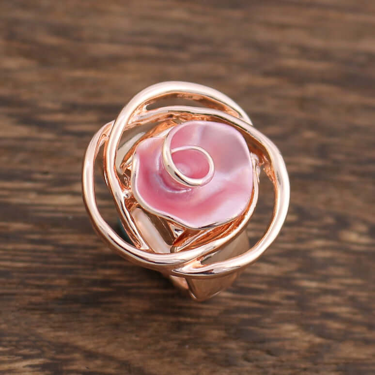 Y2K Two Tone Cat Split Index Ring