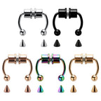 Magnetic Non-Piercing Horseshoe Fake Nose Piercing