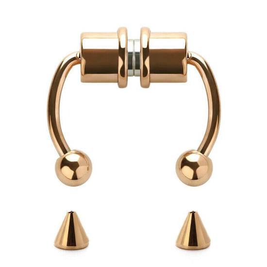 Magnetic Non-Piercing Horseshoe Fake Nose Piercing