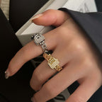 Stylish Adjustable Belt Watch Chain Ring