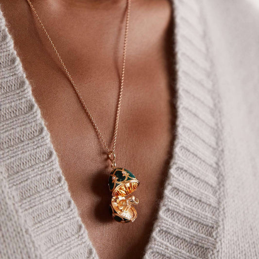 Hidden Treasure Surprise Egg Necklace