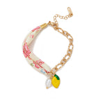 Braided Fruit Charm Half Chain BFF Bracelet