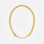 Hip Hop Rhinestone Chain Necklace