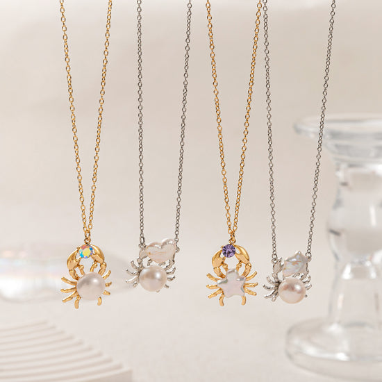 Ocean Marine Animal Pearl Necklace