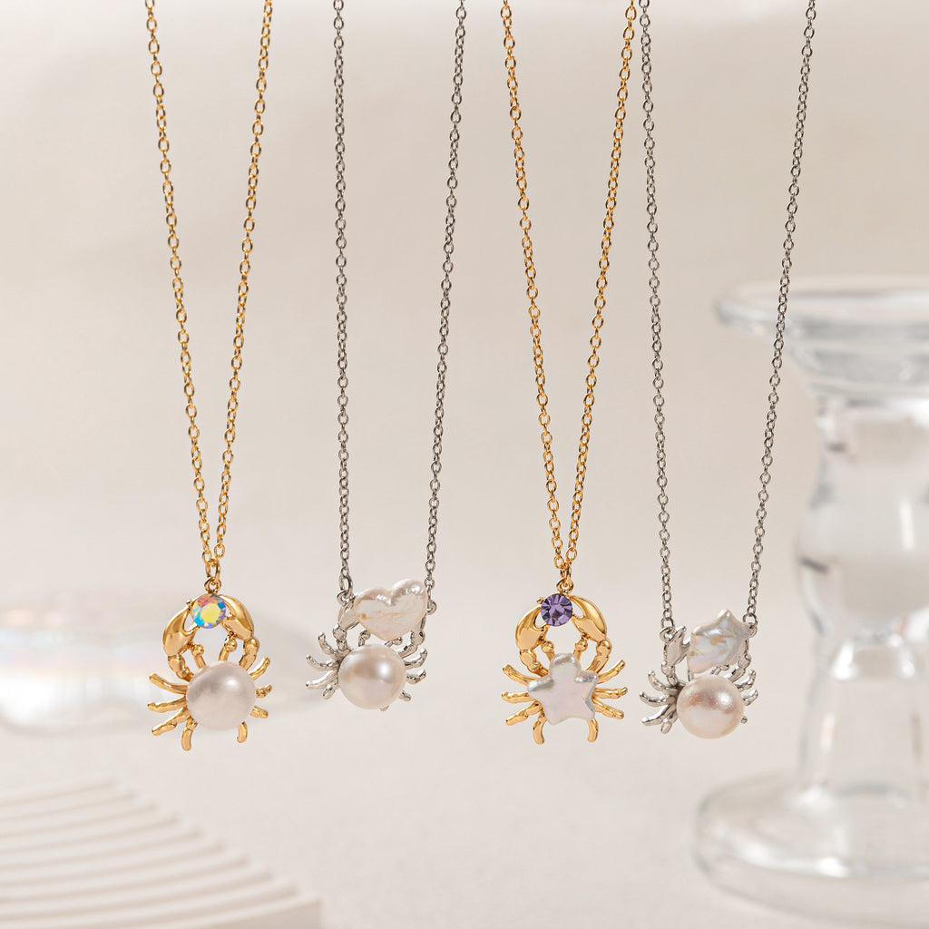 Ocean Marine Animal Pearl Necklace