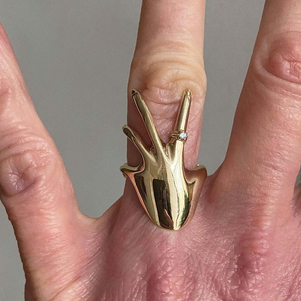 Creative Hand Ring | R5045