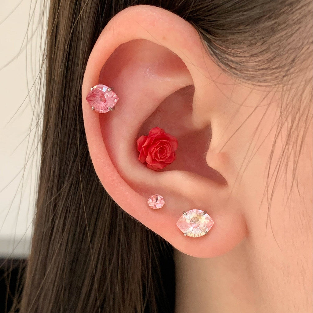 Evil Eye Sparkle Helix Tragus Stud