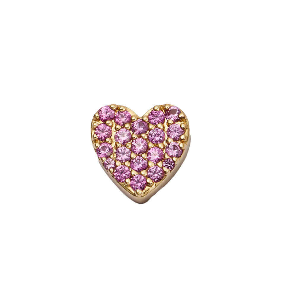 Gold Heart Locket Necklace Charm
