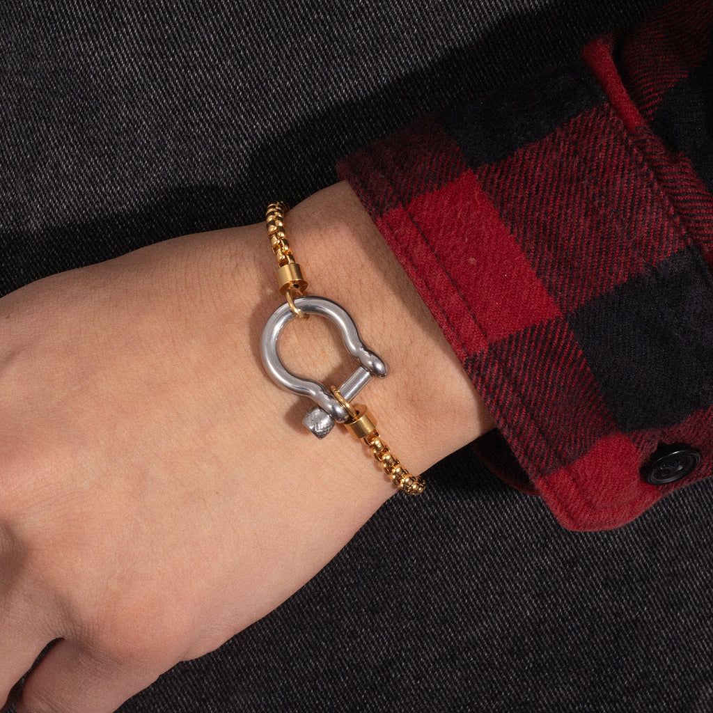 Horshoe Buckle Unisex Chain Bracelet