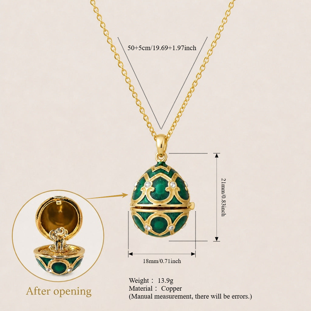 Hidden Treasure Surprise Egg Necklace