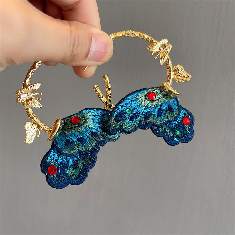 Y2K Two Tone Cat Split Index Ring