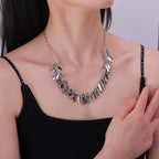 Chic Metallic Tassel Chain Necklace