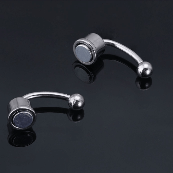Magnetic Non-Piercing Horseshoe Fake Nose Piercing