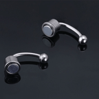 Magnetic Non-Piercing Horseshoe Fake Nose Piercing