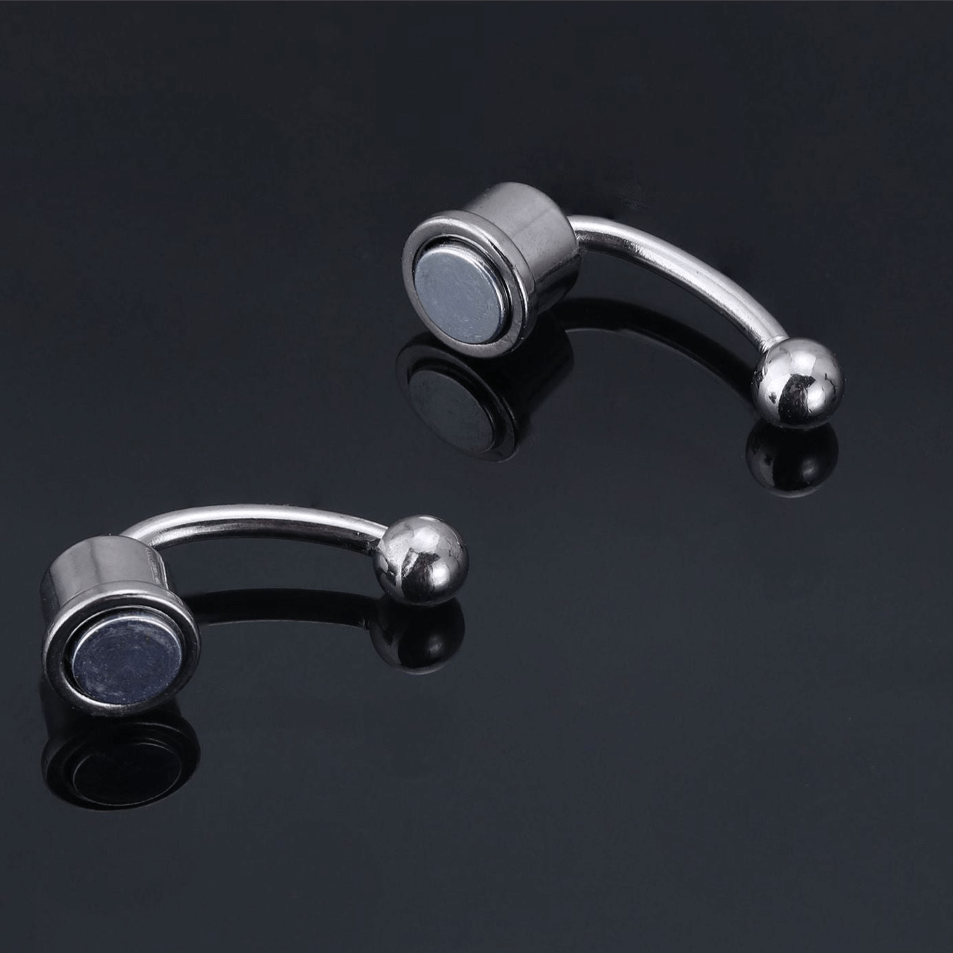 Magnetic Non-Piercing Horseshoe Fake Nose Piercing