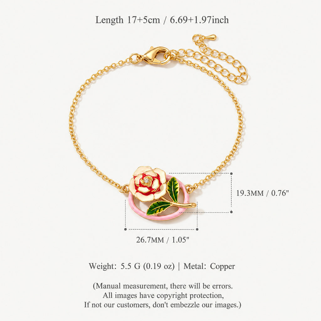 Chrysanthemum Birth Flower Bracelet