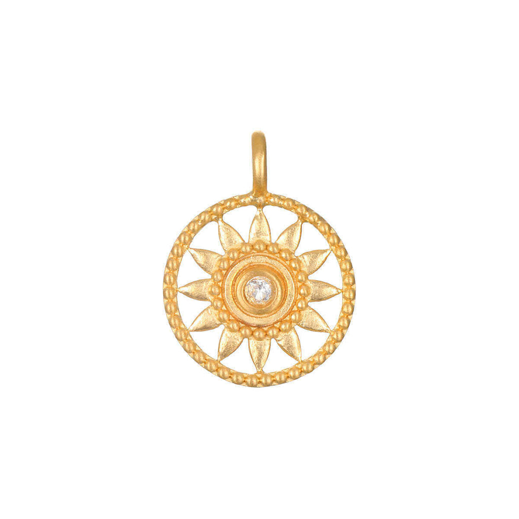 Ganesha Elephant Lotus Pendant Charm | JX402-1