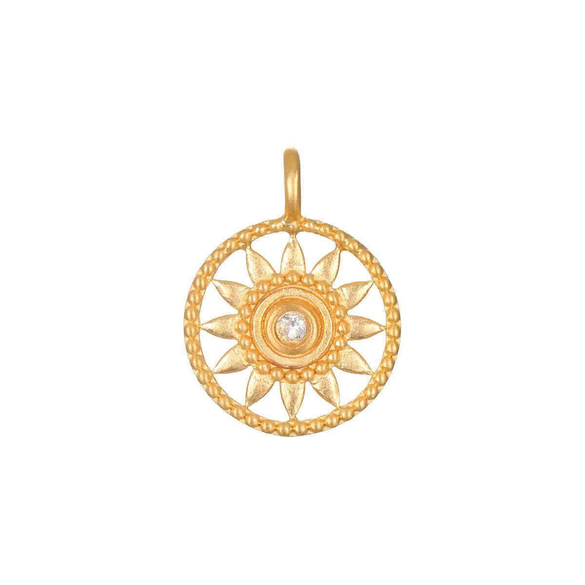 Ganesha Elephant Lotus Pendant Charm | JX402-1