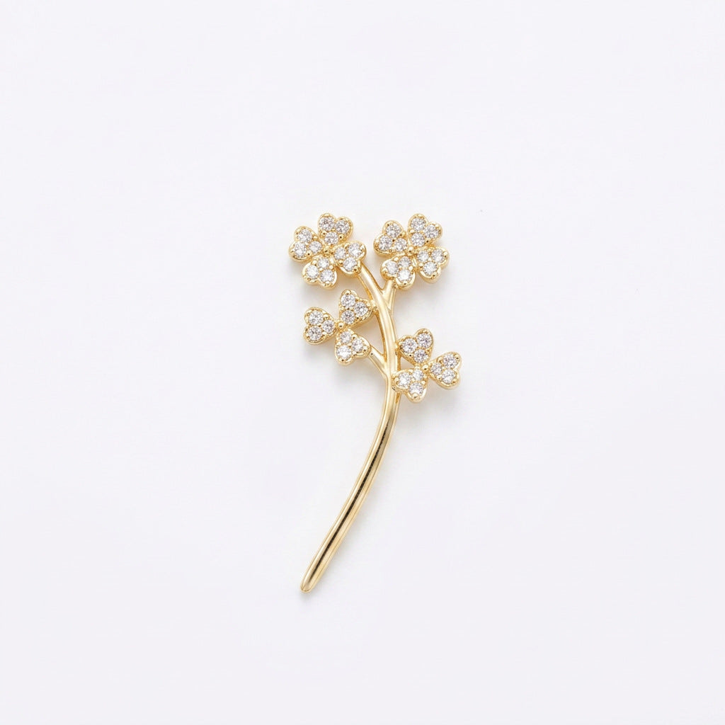 Secret Garden Flower Basket Necklace
