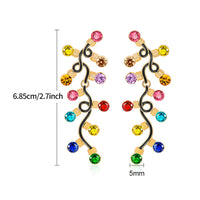 Festive Xmas Light Bulb Colorful Drop Earrings