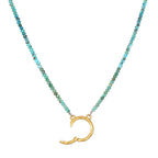 Open Circle Bead Chain Necklace