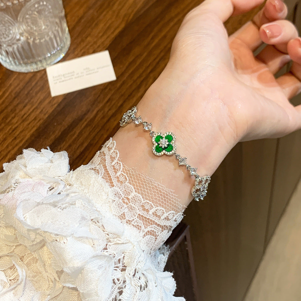 Four Leaf Clover Cleef Bracelet
