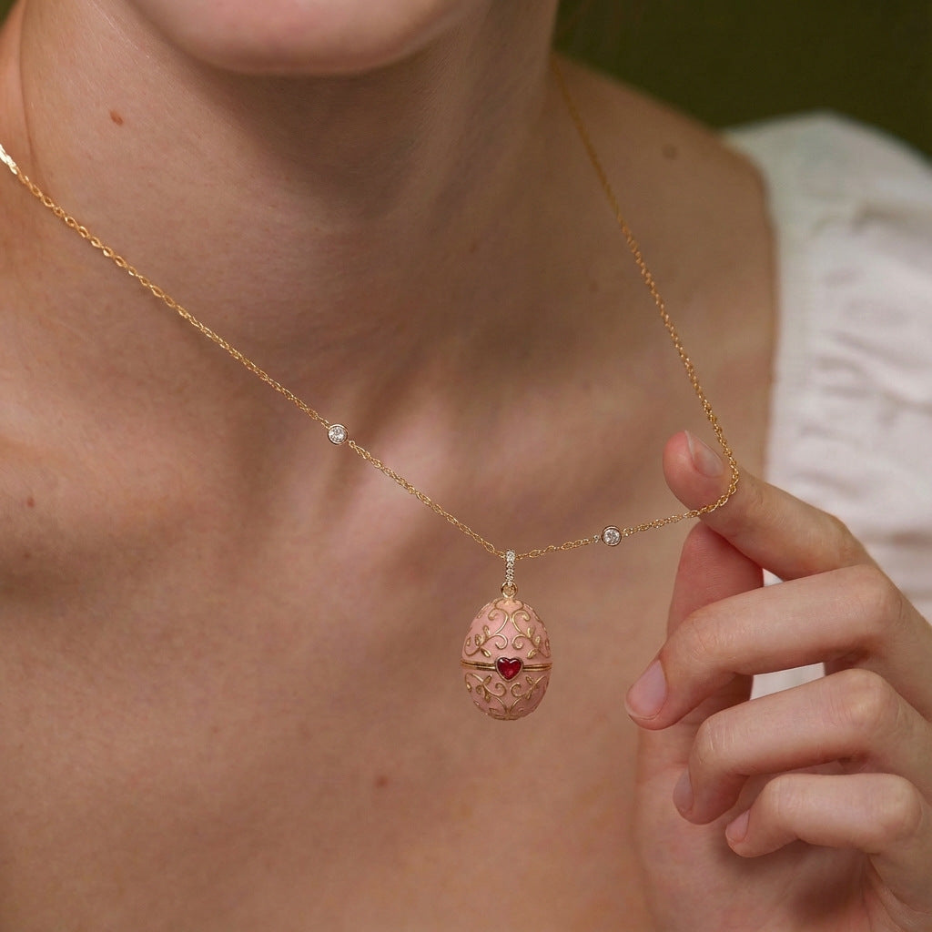 Hidden Treasure Surprise Egg Necklace